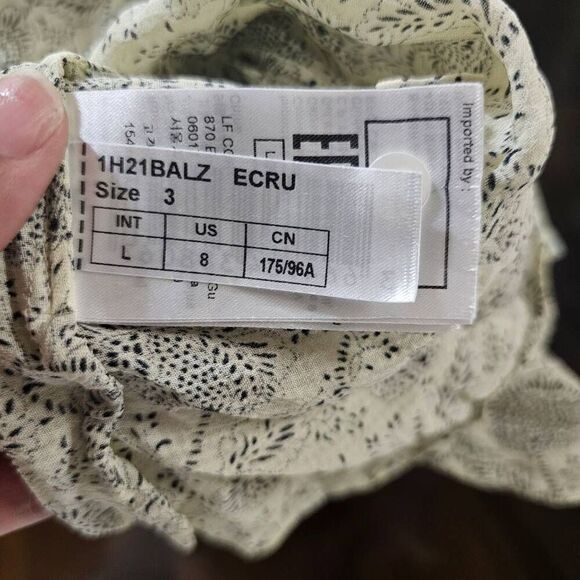 Ba&sh Women's Top Size L Wrap Long Sleeve Boho Blouse - Picture 10 of 14